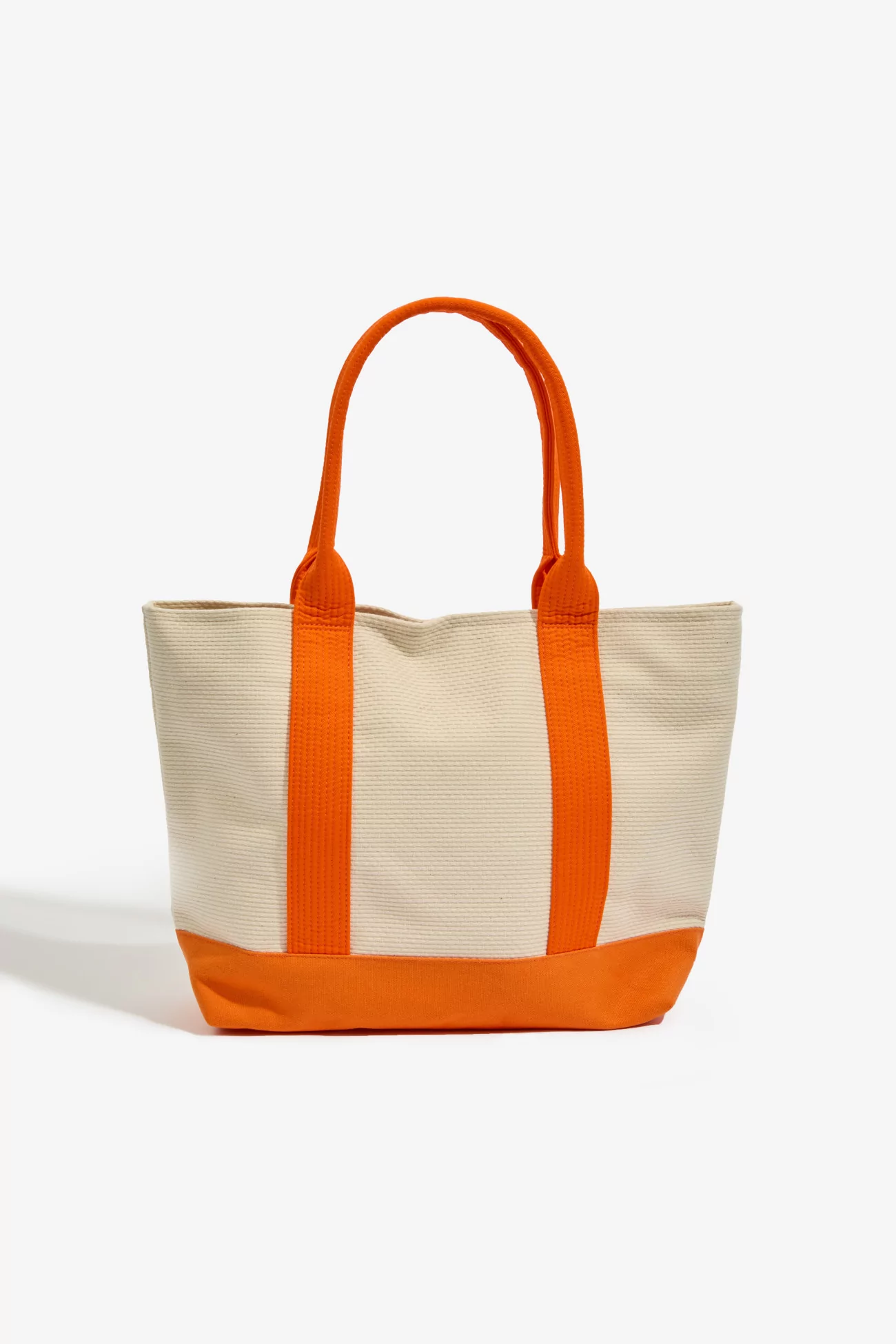 Sasicco OBI Sashiko Cotton Tote Bag - Orange | Centre Commercial